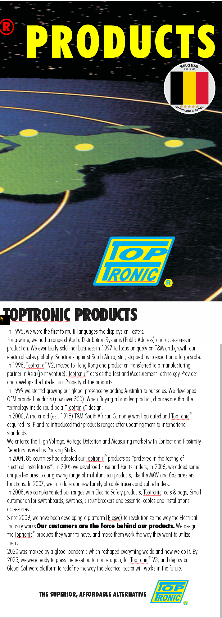Toptronic About Us, part 4